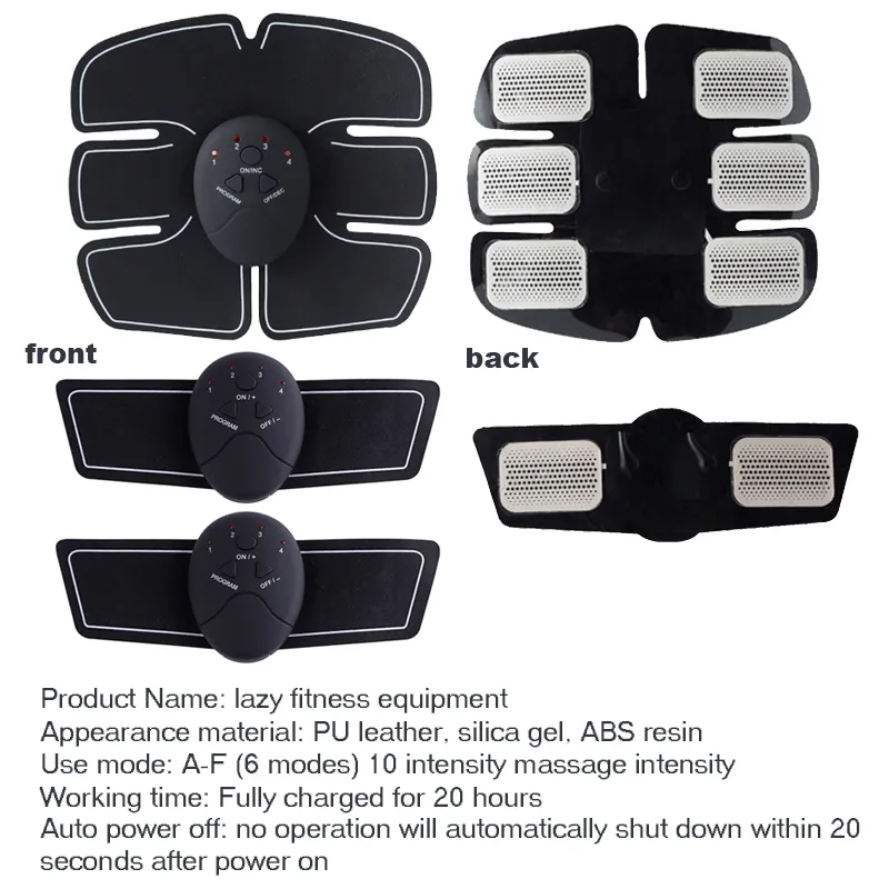 EMS Hip Trainer Muscle Stimulator ABS Fitness Butt Lifting skinkar Toner Slimming Massager Unisex 220701209q