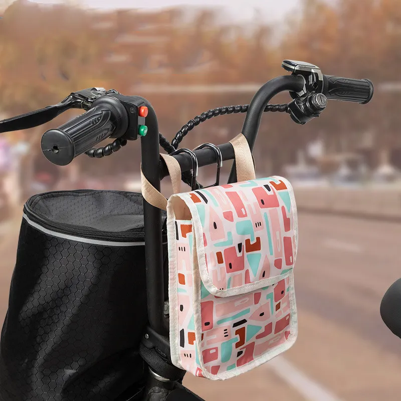 Borsa per bicicletta portatile multifunzionale Borsa per manubrio per bicicletta pieghevole per scooter elettrico Borsa per bagagliaio per auto impermeabile