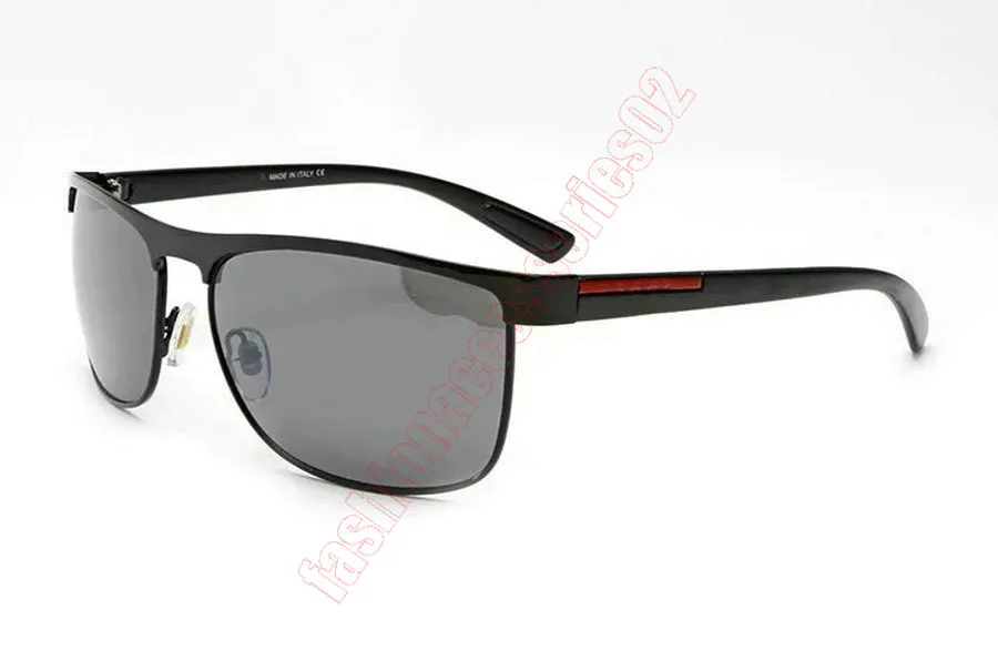 masculino Linea Rossa Eyewear Collection óculos de sol Gold Black sport Sunglasses Grey Shaded Lenses Sonnenbrille occhiali da sole outdoor Óculos de sol com caixa 99