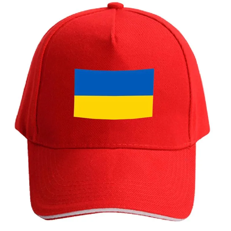 Ukraine Baseball Cap Custom Made Name Number Team Logo Hat Ukr Country Travel Ukrainian Nation Ukrayina Flag Headgear WH0544