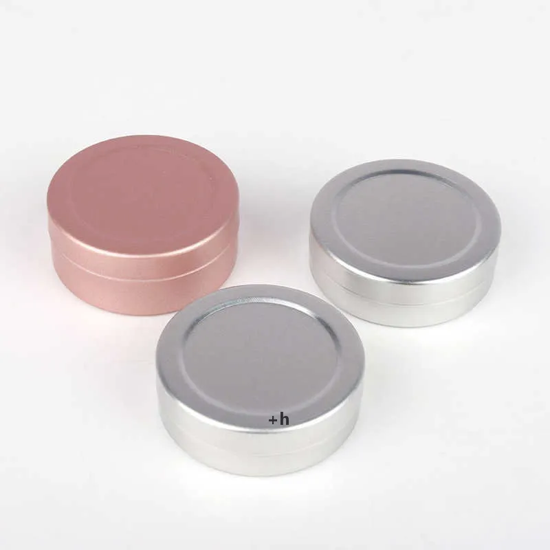 20g Aluminum Jar Box Container Cosmetics Packing Bottle Eye Shadow Ointment Pill Box Portable 2Colors GWA13501