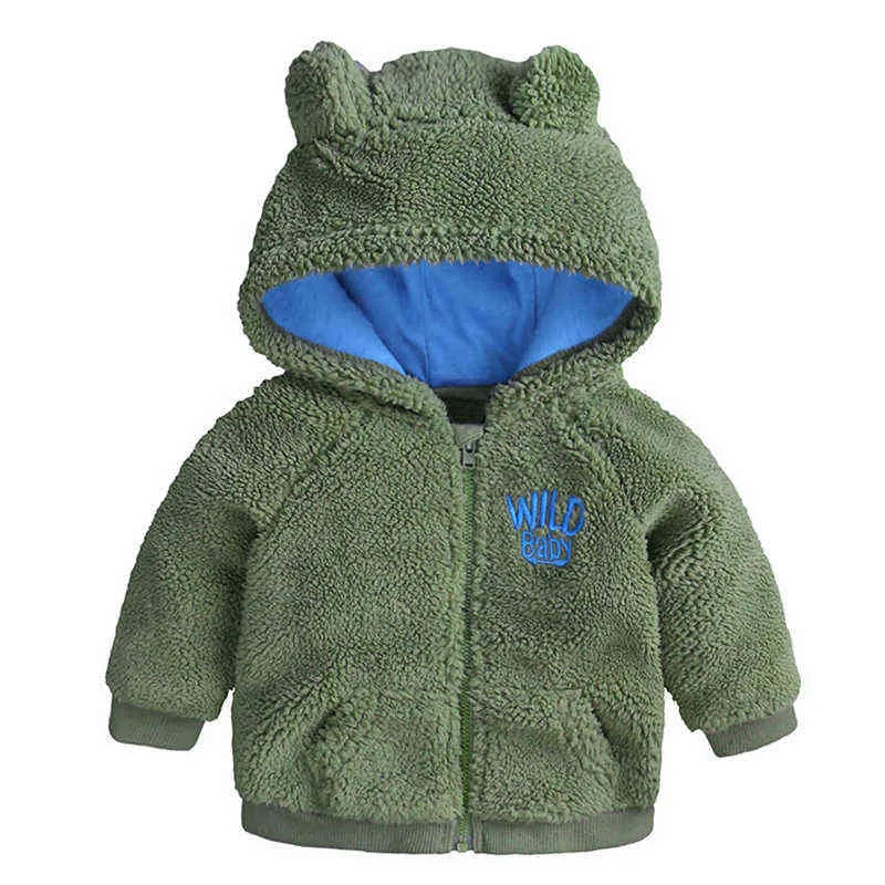 Winter Baby Kids Jackets For Boy Jacket Cashmere Hoodie Warm Thick Outfit Toddler Girls Snowsuit Spring Newborn Children Jacket J220718