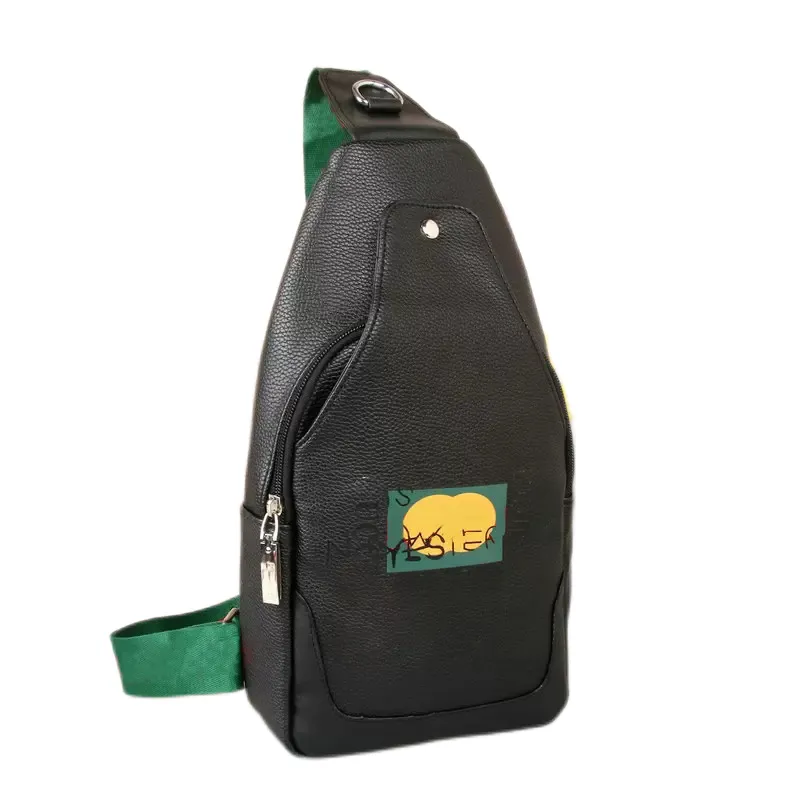 Lüks tasarımcı bayanlar erkek çanta imza göğüs çanta cüzdan deri omuz crossbody çanta çantalar bayanlar kayış cüzdanları bel çantaları Messenger 1802