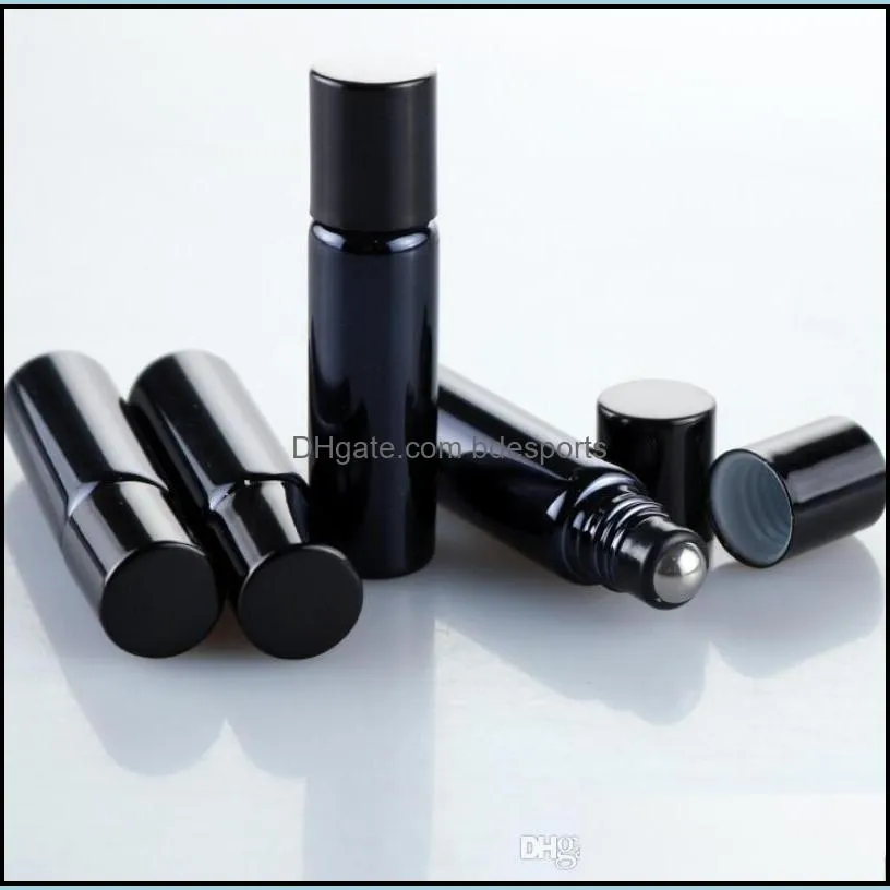5ml UV Roll On Bottle Gold and Silver  Oil Steel Metal Roller ball fragrance Perfume Vials LX6464