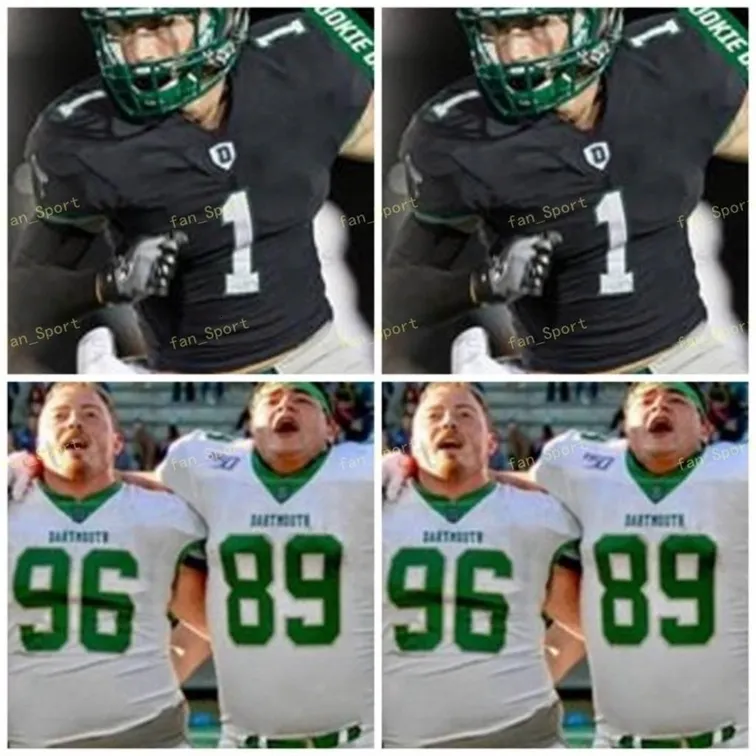 Nik1 NCAA College Jerseys Dartmouth Big Green 1 Hunter Hagdorn 12 Derek Kyler 13 Jared Gerbino 31 Caylin Parker 42 Connor Rempel Custom Football