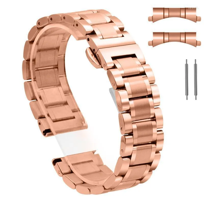 Cinturini per orologi Cinturini per bracciale anti-caduta in metallo moda acciaio inossidabile per Nokia WITHING HR 36mm Accessorio per cinturino da polso durevole Hele22