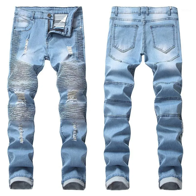 Jeans Men 2022 Pantalones de mezclilla cómodos de primavera