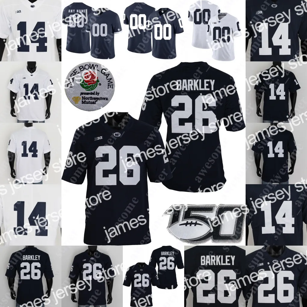 Maillot de football NCAA Penn State Nittany Daequan Hardy Theo Johnson Caziah Holmes Tyler Rudolph Johnny Dixon Charlie Katshir Kalen King Daniel