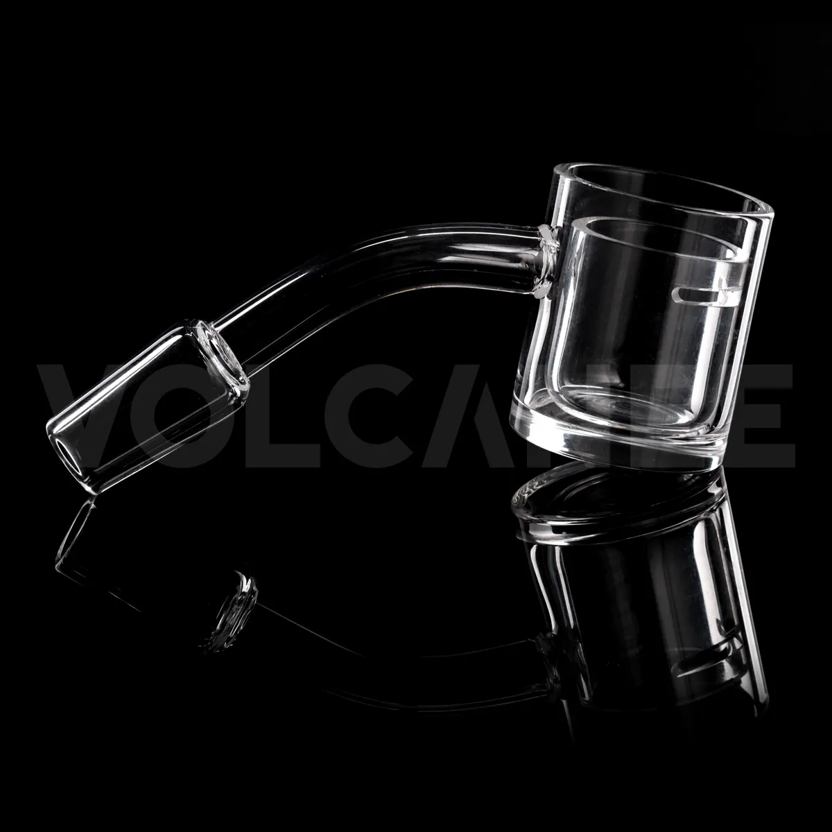 Volcanee Accesorios para fumar 30 mm XXL Parte superior plana Cuarzo Banger con inserto 4 mm Parte inferior gruesa 10 mm 14 mm Macho Feamle Grial Nails of Hookahs bongs