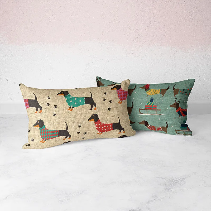Sausage dog pillow online case