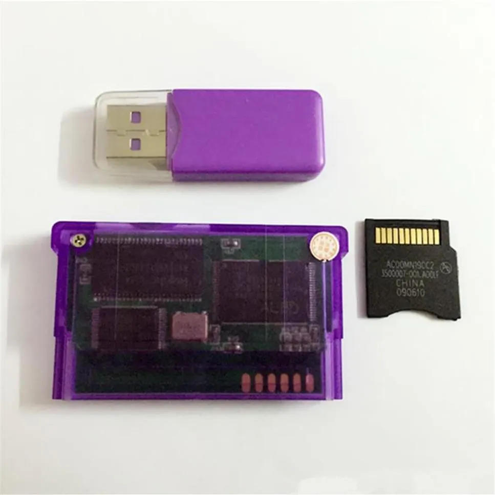 Для Gameboy Advance Game Game Game Cartridge для GBA SP Multi Game Card Reader329Z