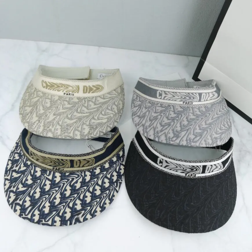 Fashion Classic Visors Sunhat Textile Topee Designer Visor