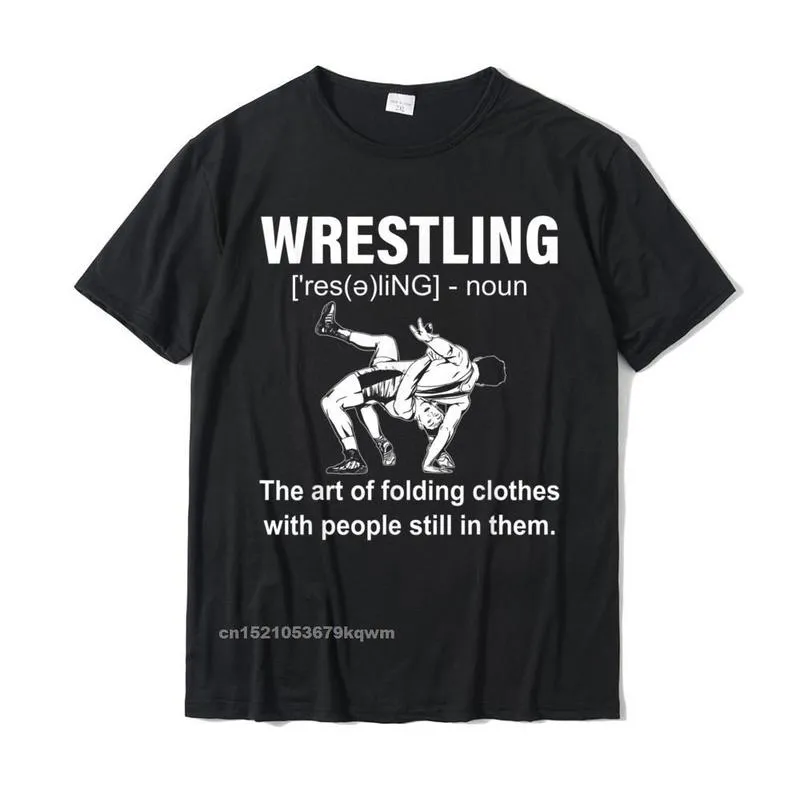 Classic Birthday Tops T Shirt for Students Fashionable Summer/Autumn O-Neck 100% Cotton Short Sleeve T Shirt Comics Top T-shirts Funny Wrestling Definition Shirt Wrestling sport T-Shirt__4412 black