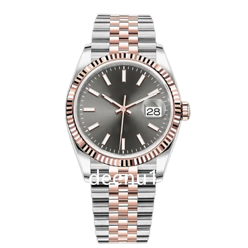 Montre de Luxe Men's Watchメカニカル41mm時計ローズゴールド904Lフルステンレススチールサファイアスイムデザイナーウォッチ