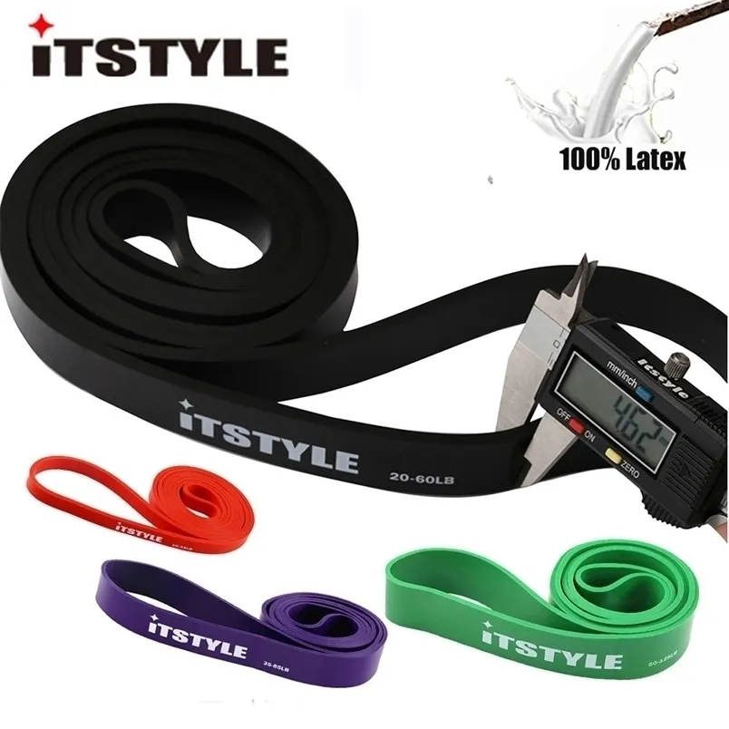 41" Fitness Resistance Bands Natural Latex Power rubber Expander gym training workout Yoga elastic Rubber band 220618