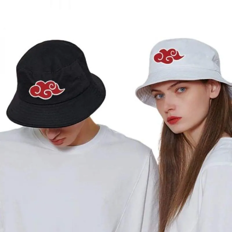 Berets Japanese Anime Akatsuki Bucket Hat Adult Uchiha Itachi Harajuku
