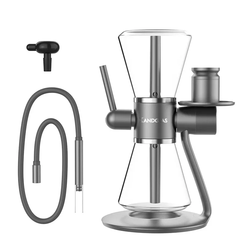 Rotash Gravity Hookah Set Dual Use Smoking Pipe With 360° Rotating Glass, Multi Function