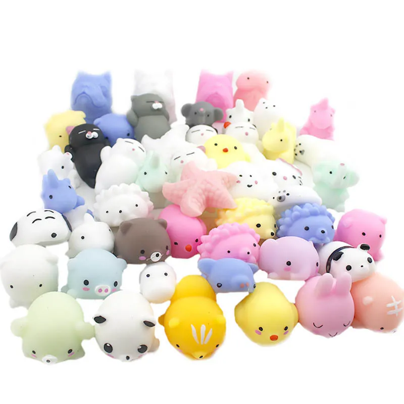 Squishies Squishy Toy Party Favors Mochi Mini Mini Kawaiistress Reliever Teartive Toys Basket Failders для детей Aldult