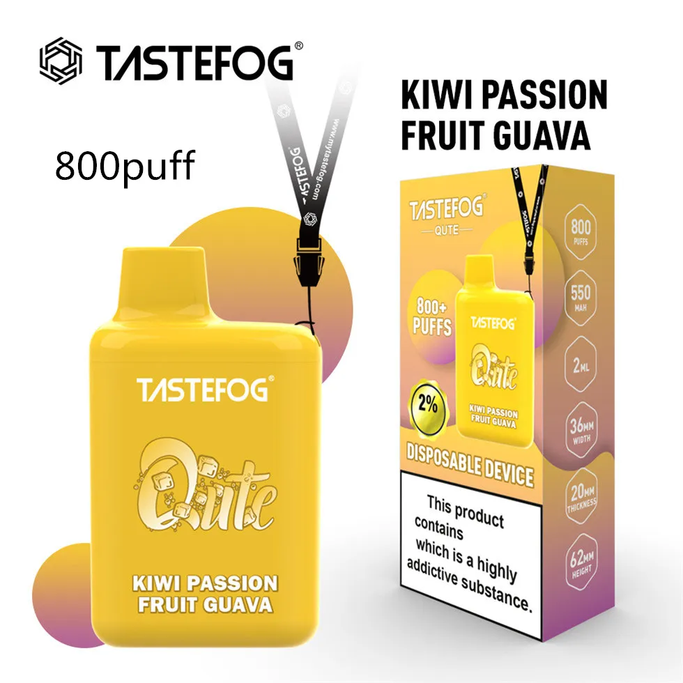 Tastefog disposable vape manufacturer hot selling newest 800 puff vapes 15 flavors free shipping