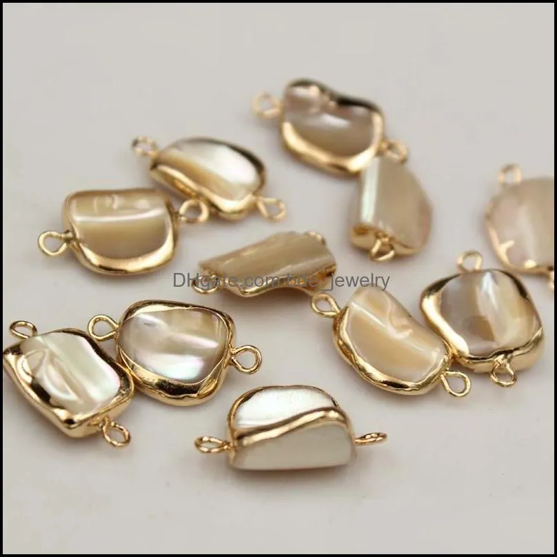 DIY jewelry natural pearl small peach heart necklace bracelet small pendant Baroque shaped love pearl accessories