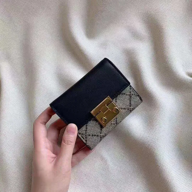 高品質の財布デスガーカードホルダーファッション財布の贅沢な男性と女性牛革のポケット小さな費用小さなケース