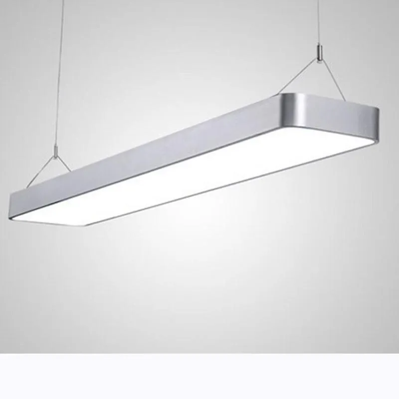 Pendant Lamps Round Led Lighting Office Lights Hanging Aluminum Chandeliers Line Lamp Strip Ceiling LightingPendant