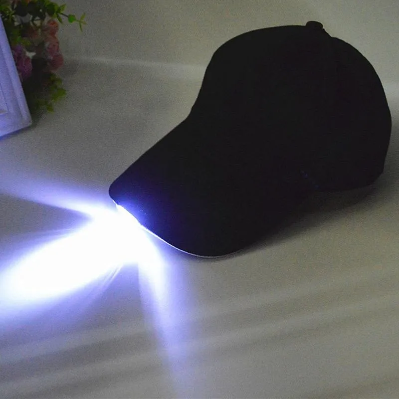 Kogelcaps heldere gloed in donker lees vissen joggen lichte led sport hoed honkbal lumineuze vakantie voor unisex ty66