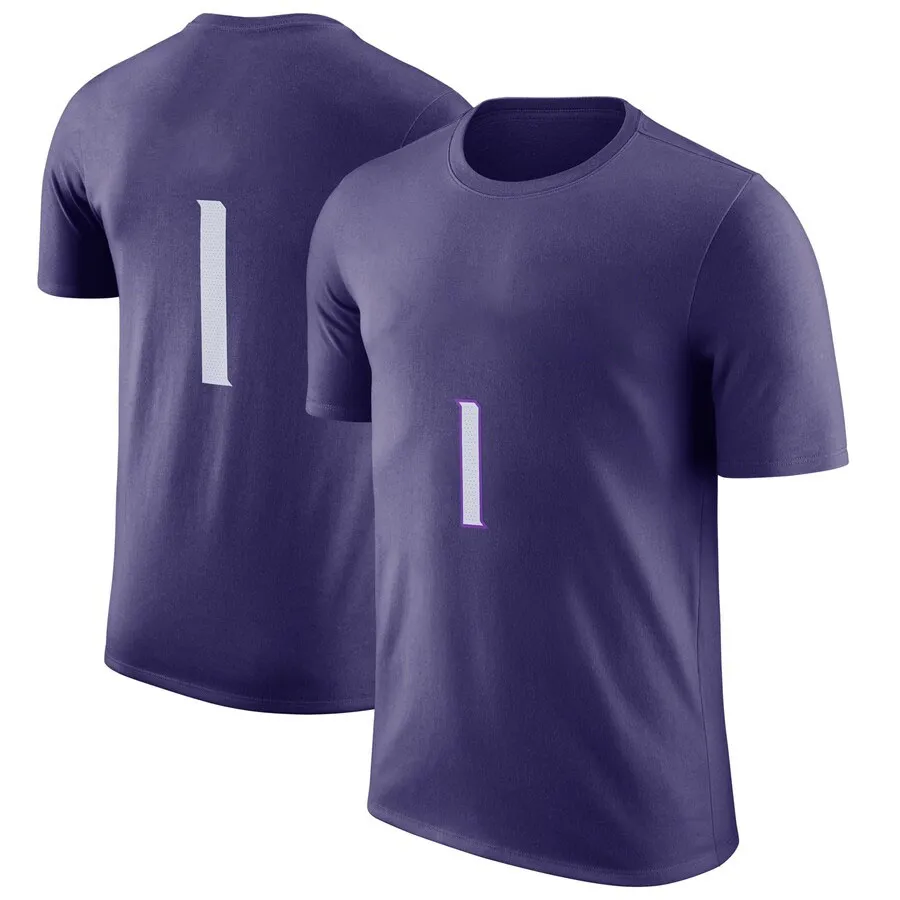 Basketball T shirt Fans commemorate Tees shirt SUNo.1NS BooNo.1kre Ay No.22ton Cotton Designer shirts Customizable and wholesale Black Purple Blue Yellow