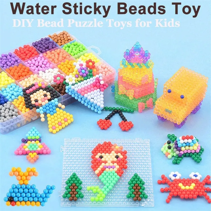 Comprar T-Toys Multicolor Magic Water Aqua Sticky Beads Accesorios de  repuesto Artesanía Juguete para niños