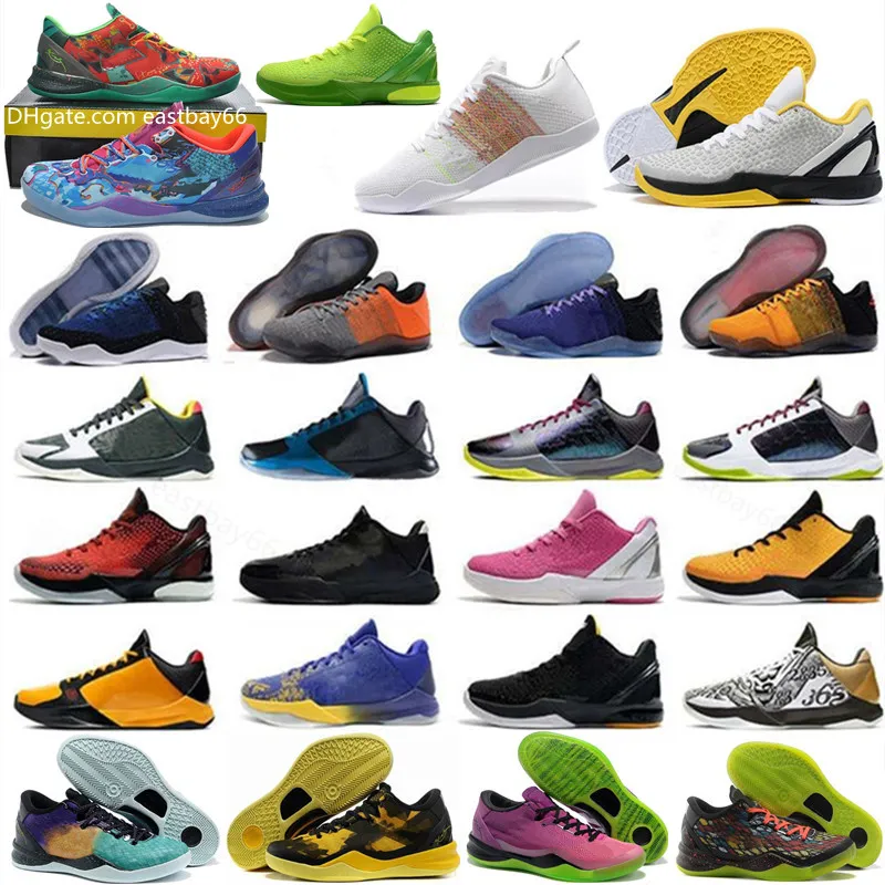 Basketball Shoes Black Mamba 8 Easter Christmas 8s 6 Protro Mambacita Grinch Think Pink 5 Alternate Bruce Lee 11 Elite Sports Sneakers Mens Big Size Us13 Eur47
