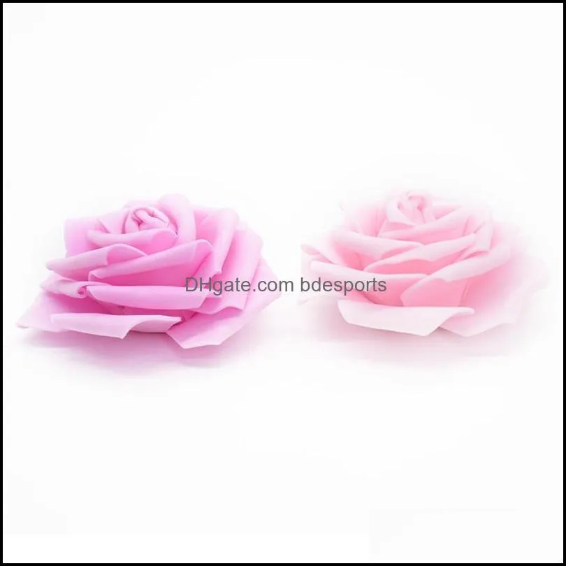 100 Pcs Foam Roses Christmas Decorations For Home Decorative Flowers Wreaths Scrapbooking Autumn Decoration Diy Headwear jllOCX