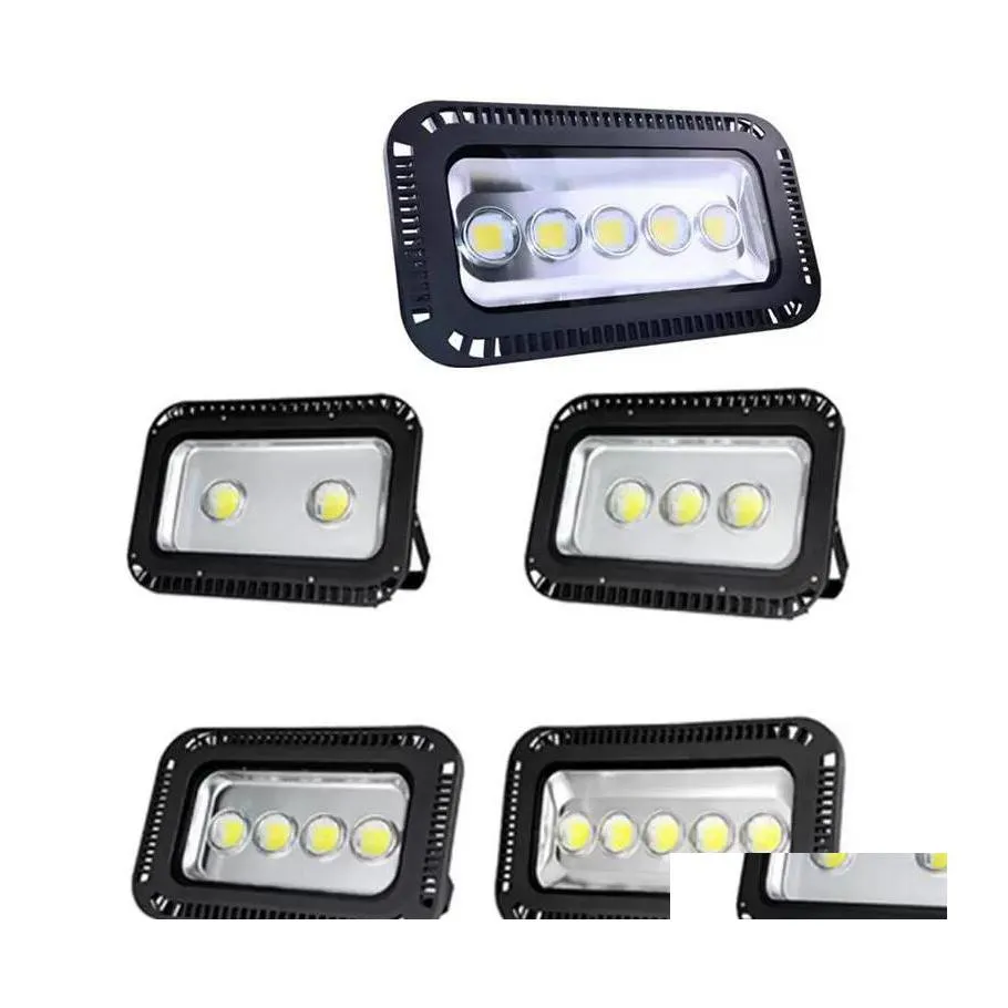 Proiettori Super Bright 200W 300W 400W 500W 600W Proiettore a Led Proiettore per esterni Lampada per illuminazione a tunnel impermeabile Lampade Ac 85265V Drop Del Dh8Kd