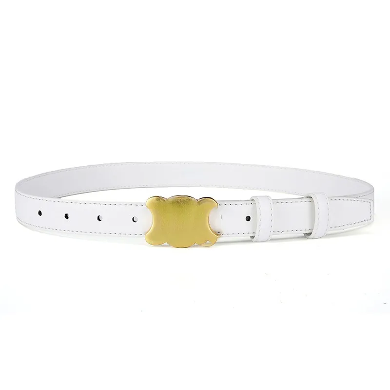 2022 NYA DESIGNERBREV BUCKLE KVINNA BELE Simple Casual All-Match Decorative Pants Belt Women Belt