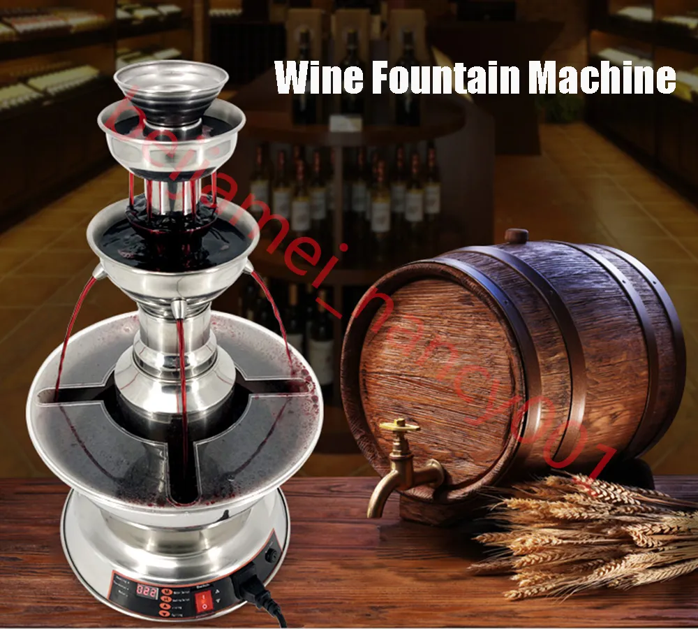 Machine de Fontaine à vin, Fontaine à vin Rouge de fête à 3