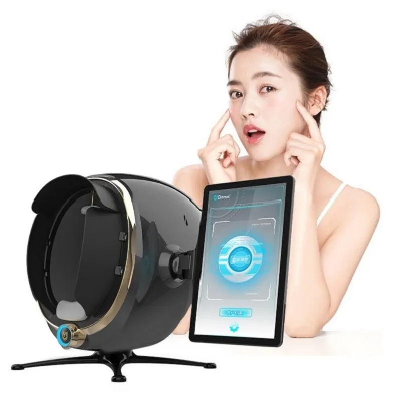 Neues Technologie-Hautdiagnosesystem Ai Intelligent Image Instrument Tragbares 3D-Magic Mirror-Gesichtshaut-Analysatorgerät