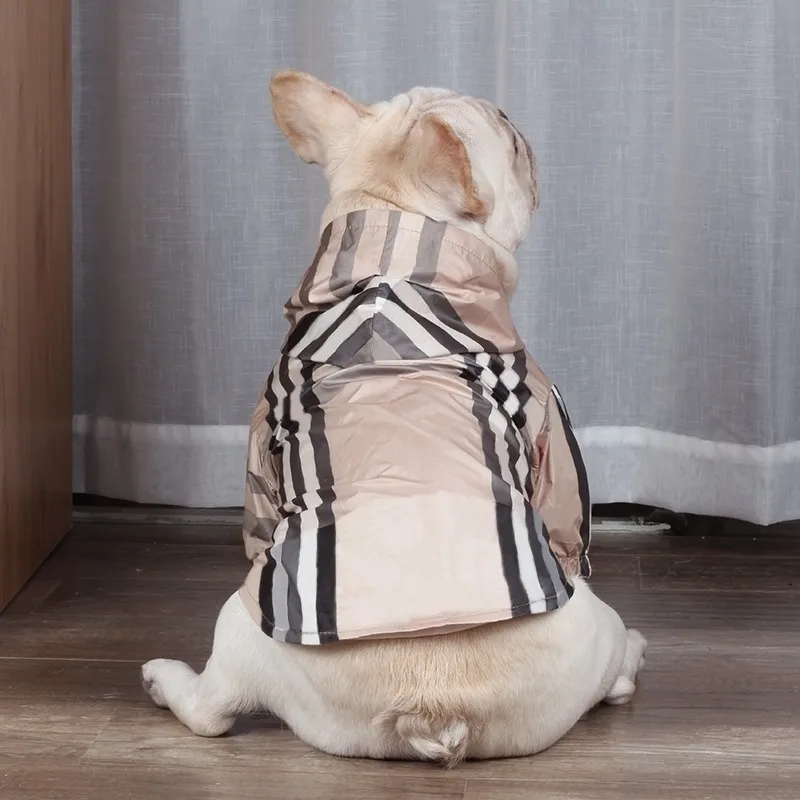 قميص الكلب للكلاب الصغيرة Windbreaker French Bulldog Hoodies Pug Costume Assume Appy PC1143 Y200328