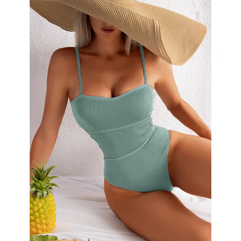 Y09New one-piece swimsuit ColorAliExpress