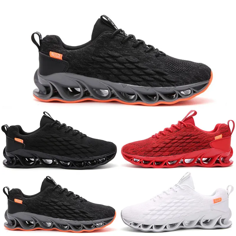 Chaussures de course de qualité supérieure pour hommes Coussin confortable Jogging respirant triple noir blanc rouge néon gris Sports de plein air baskets taille 39-45