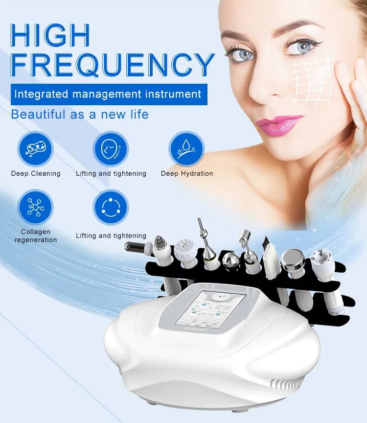 Face Lift Ultrasonic Hydro Oxygen Jet Peel Dermabrasion Skin Tightening Facial Beauty Machine