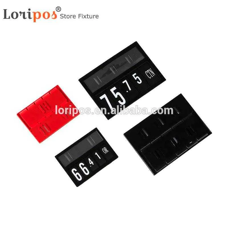  Promotion Price Sign Display Posted Label Card Plastic Holder Frame by Argute Pin Replaceable in Supermarket