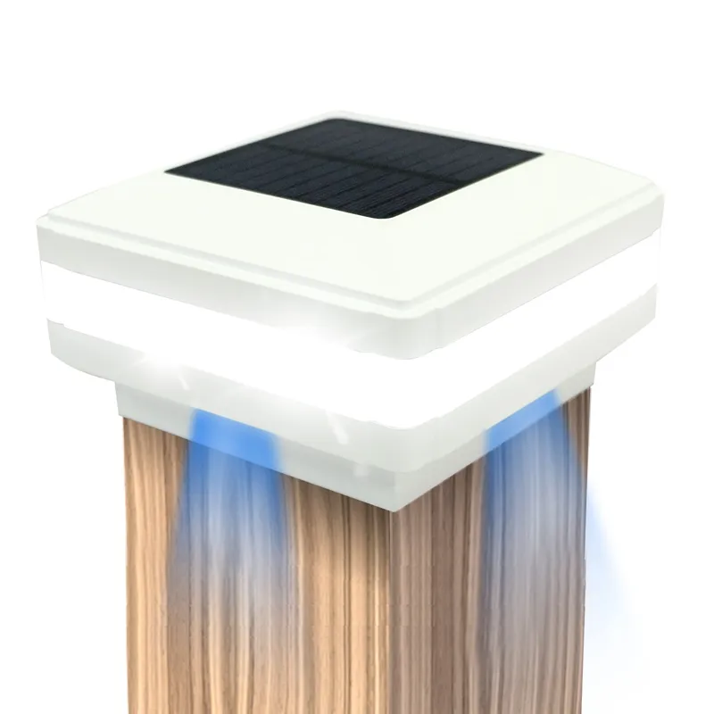 umlight1688 flexfitソーラーパワーLEDフェンスデッキの装飾木製のポスト用防水