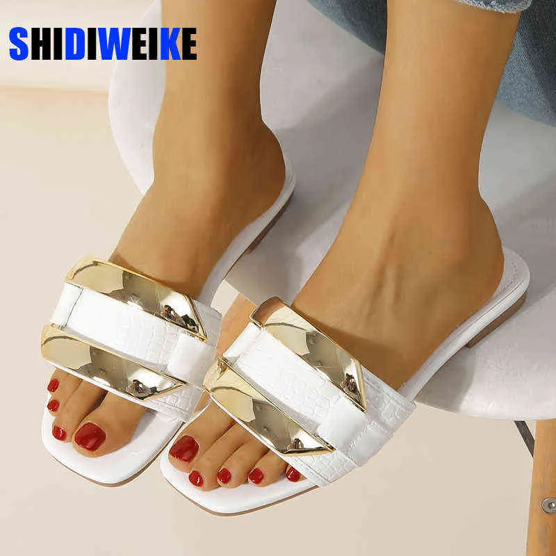 Female flat slippers sales
