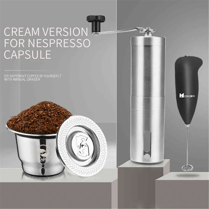 Espresso Capsulas De Cafe Recargables Nespresso Acero Inoxidable