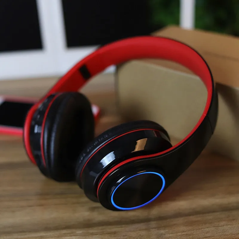 2022 Nowe słuchawki bezprzewodowe górne słuchawki układów układu słuchawkowego Bluetooth Over-Ear BT 5.0 dla So lo0 Pro składane bez użycia rąk z mikrofonem z pudełkiem detalicznym