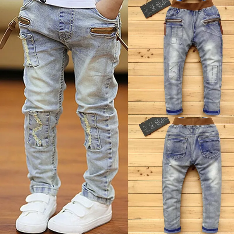 New Spring Autumn Style Baby Boy Jeans Pants 2-6years Age Kids Boys Denim  Jeans Boys Trousers Pure Cotton High Quality 2-6years - AliExpress