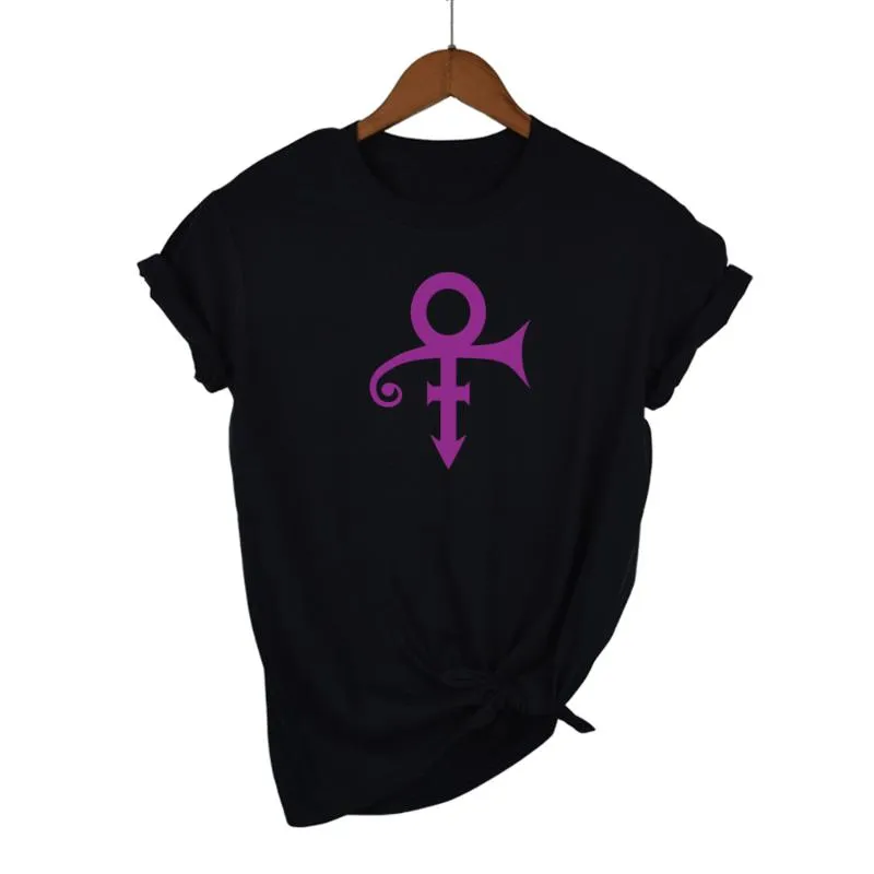 여자 티셔츠 왕자 사랑 상징 인쇄 인쇄 여성 Tshirt면 캐주얼 한 재미있는 티셔츠 레이디 탑 티 힙 스터 드롭 선박