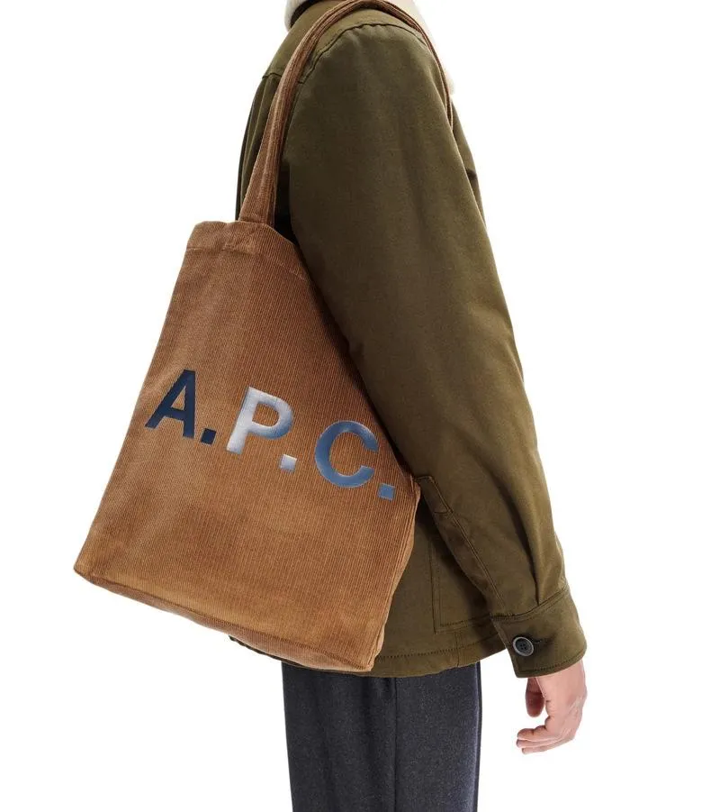 Evening Bags Luxury APC Tote Bag In Corduroy Single Shoulder Handbag Shopping Handbags Totes Large CapacityEvening