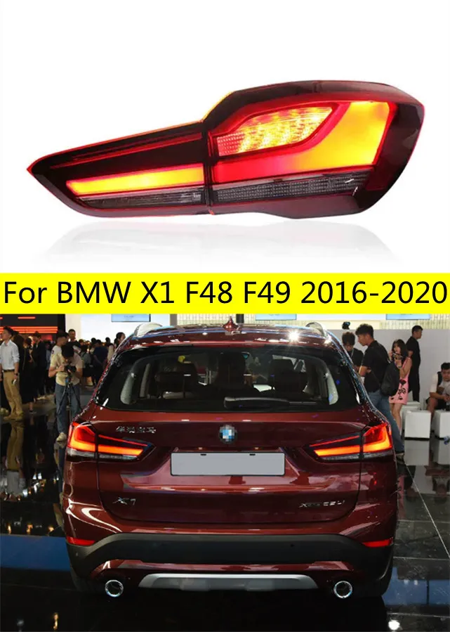 Car Styling Lampada posteriore per BMW X1 Fanale posteriore a LED 16-20 F48 F49 LED Fendinebbia Indicatori di direzione Accessori automobilistici Luci di retromarcia