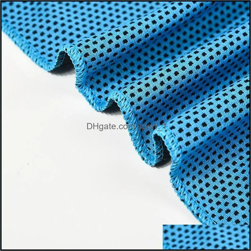 30*80cm Sport Cool Towels Fast Cooling Sports Exercise Towels Cooler Running Outdoor Mountaineering Quick Dry Breathable Wipe Towel