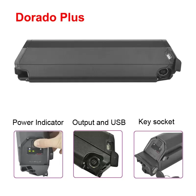 Dorado Plus Battery 48V 17.5Ah Magnum I6 Battery 48Volt 13AH 15AH 16AH 21AH EBIKE BATTERIES PACK